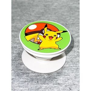 Custom Pik-achu Electric Character Pop Up Phone Accessory